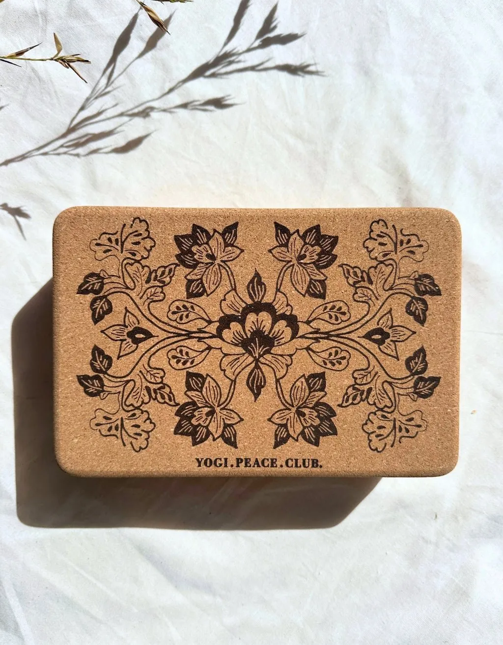1 mm Travel Yoga Mat   Block Pack - Salty Peach