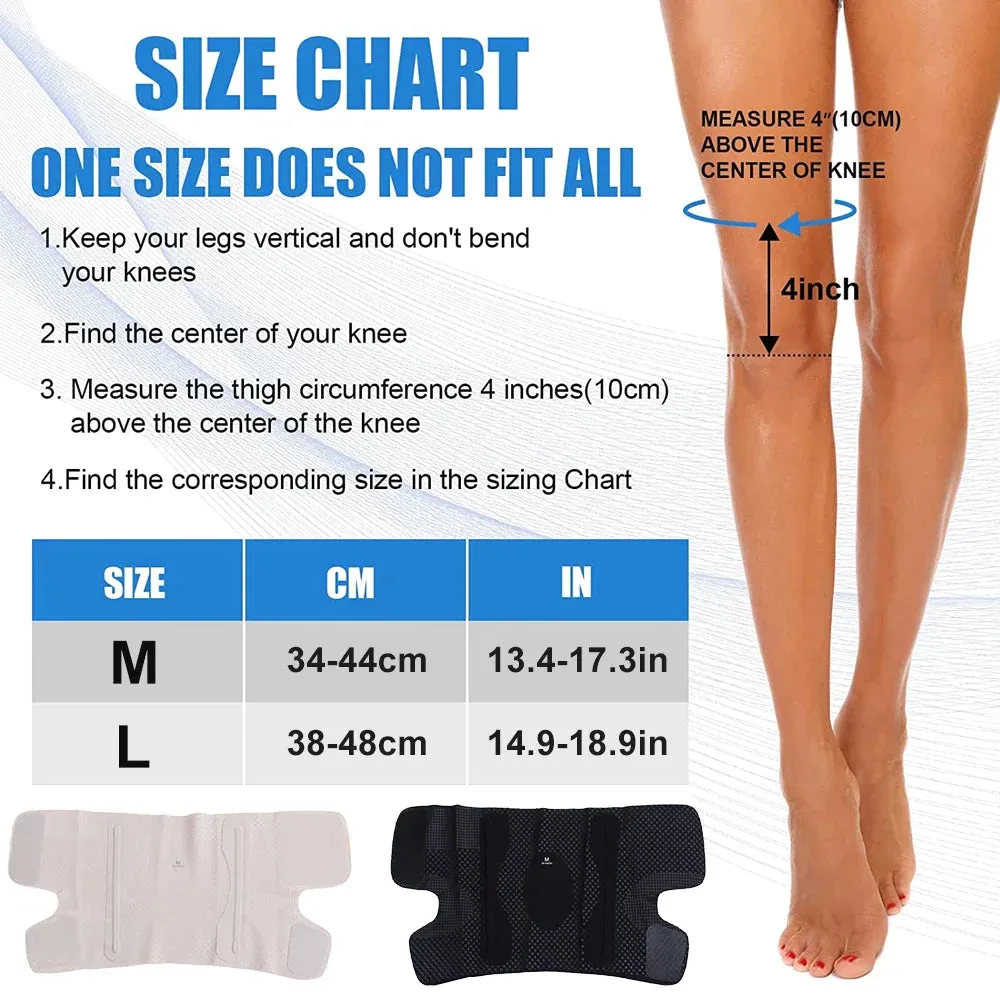 1pcs Lightweight Breathable Adjustable Open Patella Knee Brace with Dual Side Stabilizers for Hiking Running