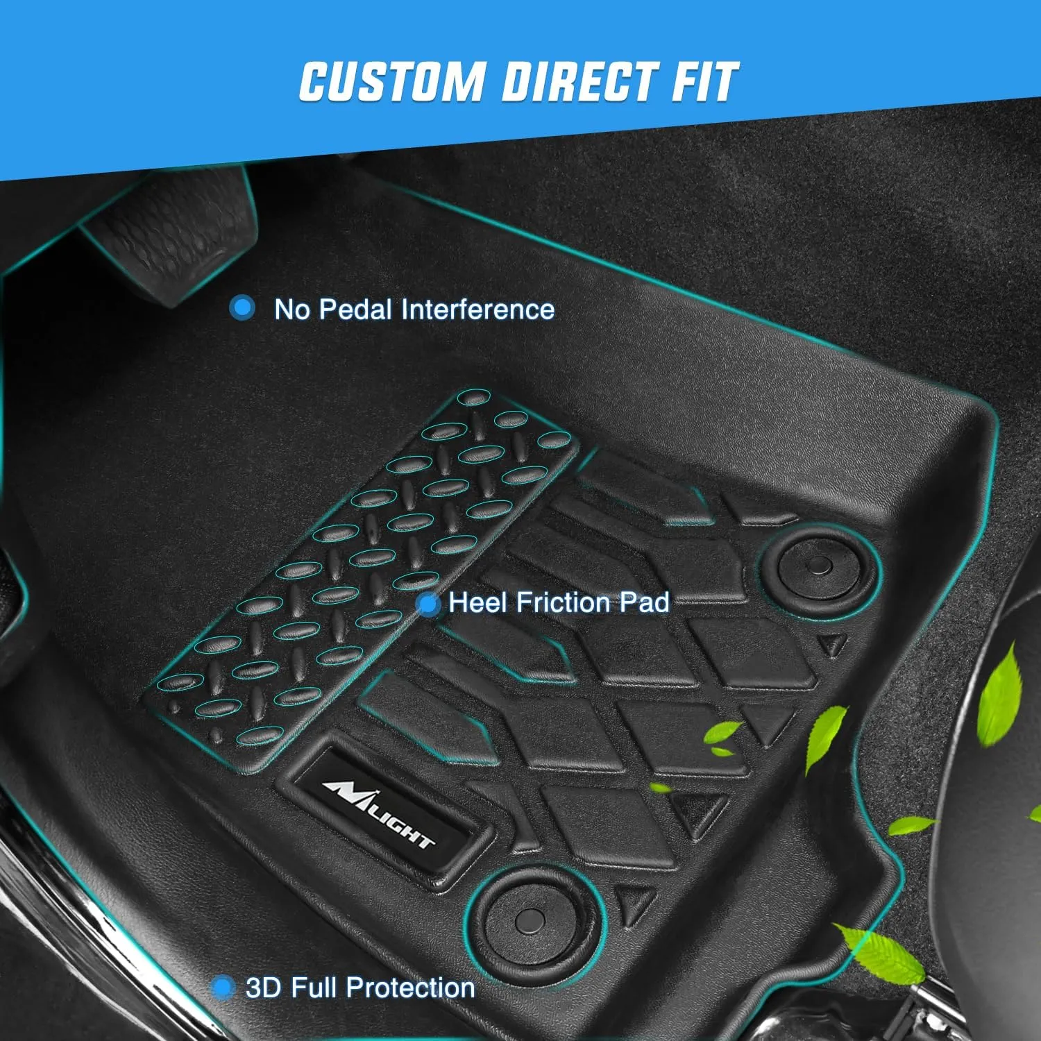 2023 2024 2025 Toyota Prius Prime PHEV TPE Floor Mats