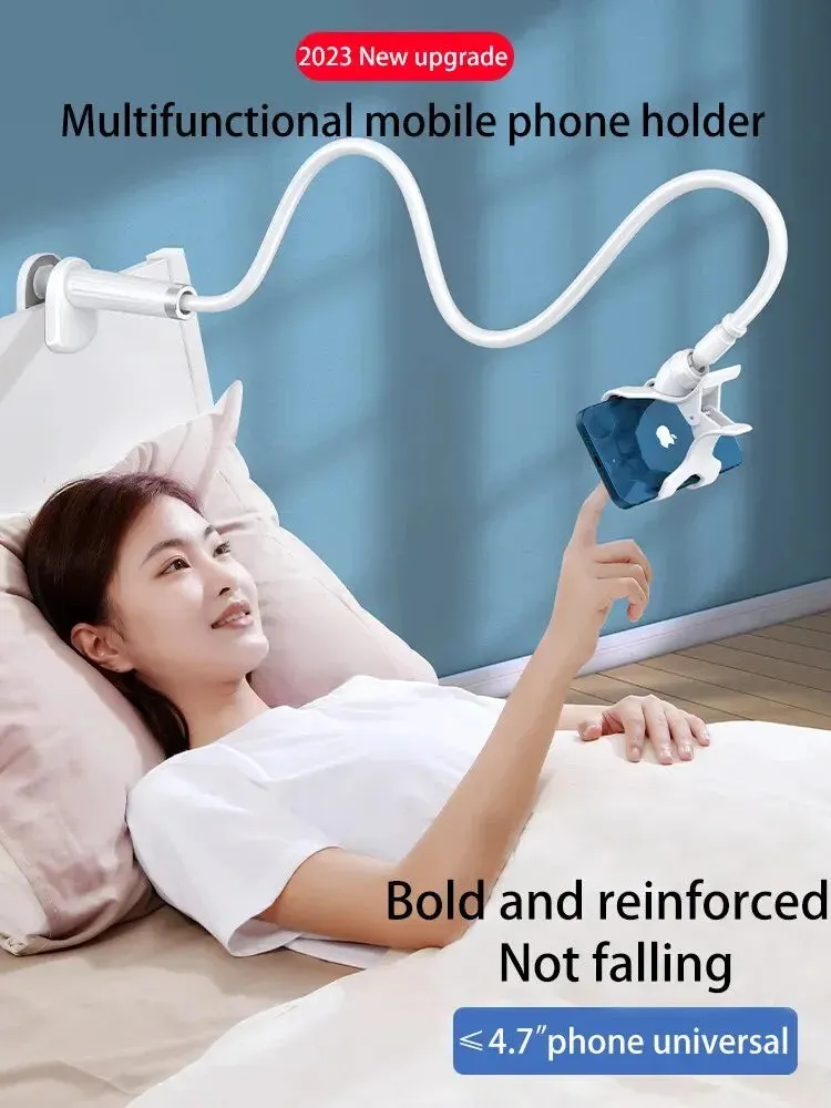 Adjustable Lazy Stand for Universal Mobile Phones Perfect for Bedside Desktop Live Streaming Selfies Rotatable and Convenient Phone Accessory