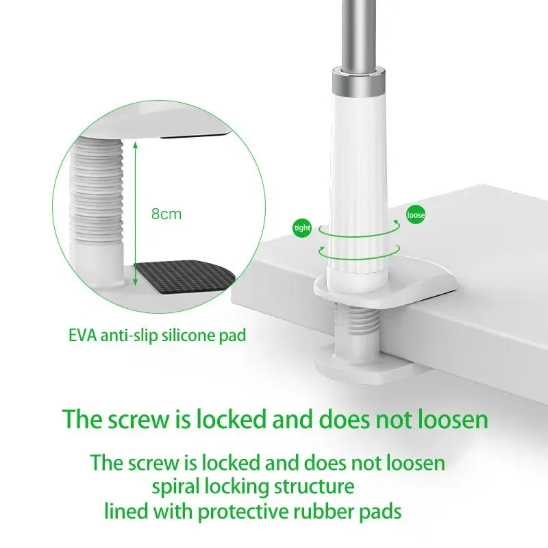 Adjustable Lazy Stand for Universal Mobile Phones Perfect for Bedside Desktop Live Streaming Selfies Rotatable and Convenient Phone Accessory