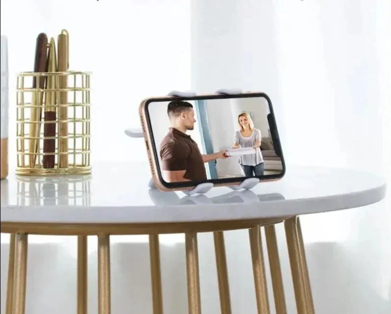 Adjustable Lazy Stand for Universal Mobile Phones Perfect for Bedside Desktop Live Streaming Selfies Rotatable and Convenient Phone Accessory