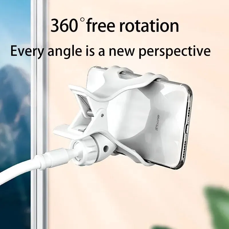 Adjustable Lazy Stand for Universal Mobile Phones Perfect for Bedside Desktop Live Streaming Selfies Rotatable and Convenient Phone Accessory