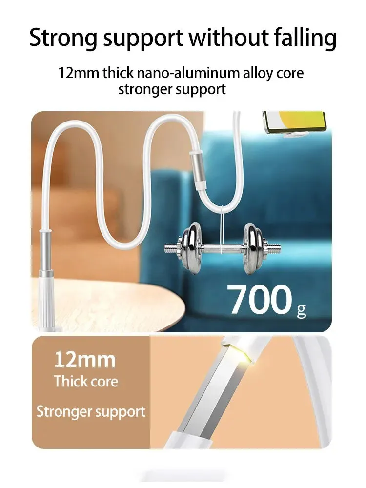 Adjustable Lazy Stand for Universal Mobile Phones Perfect for Bedside Desktop Live Streaming Selfies Rotatable and Convenient Phone Accessory