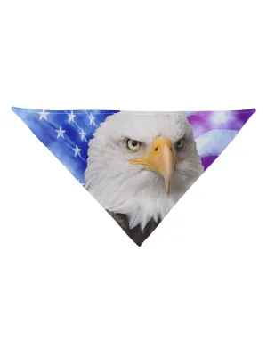 All American Eagle All Over Dog Bandana 26&#x22; All Over Print by TooLoud