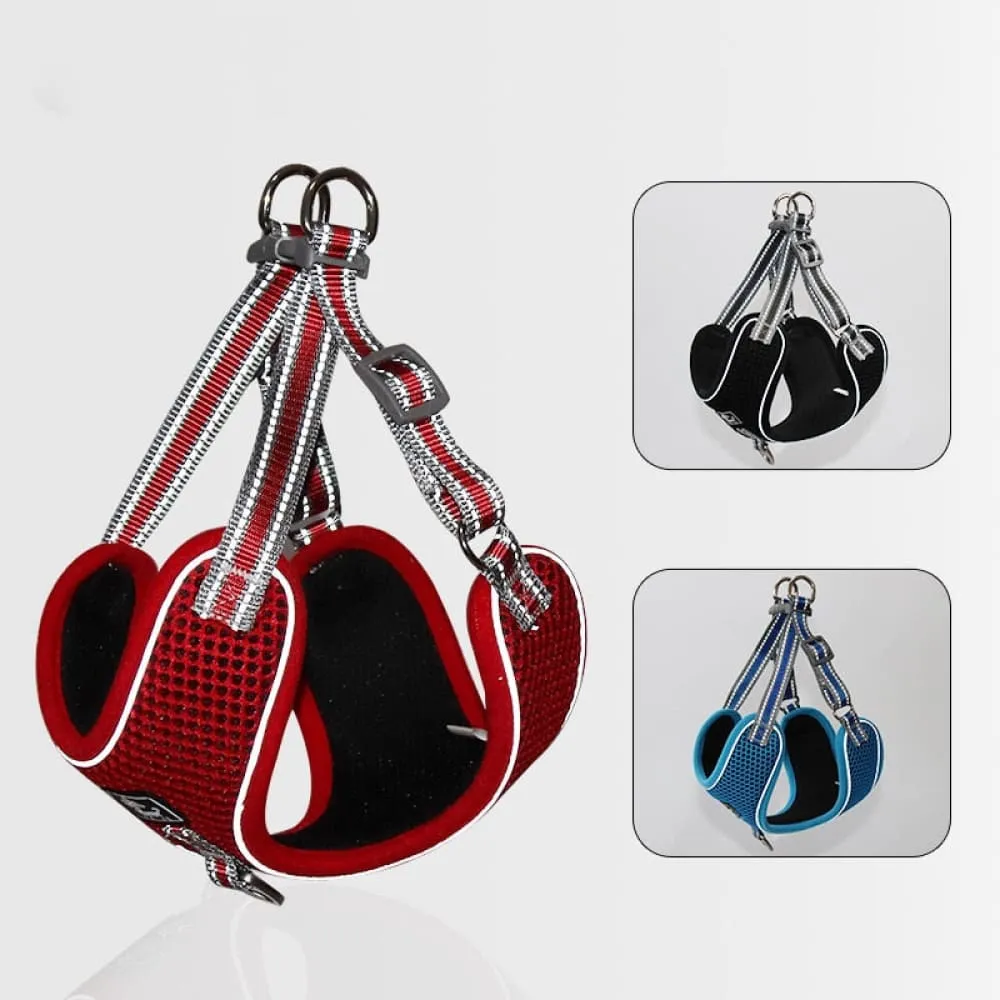 Breathable Mesh Dog Harness with Chest Strap