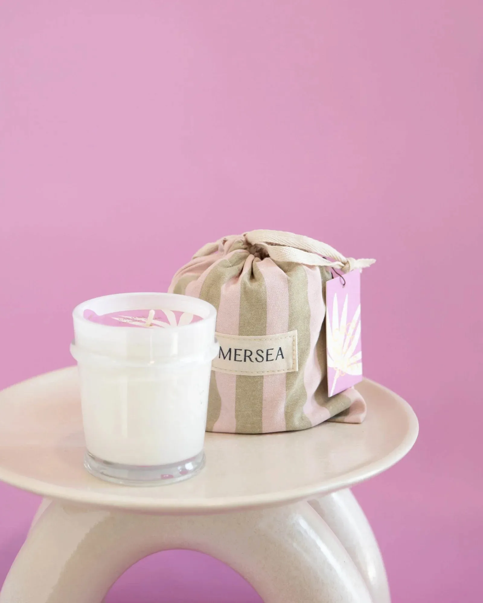 coconut sugar sandbag candle