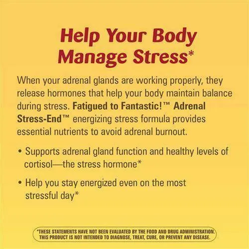 Fatigued/Fantastic Adrenal Stress 60 caps by Nature's Way