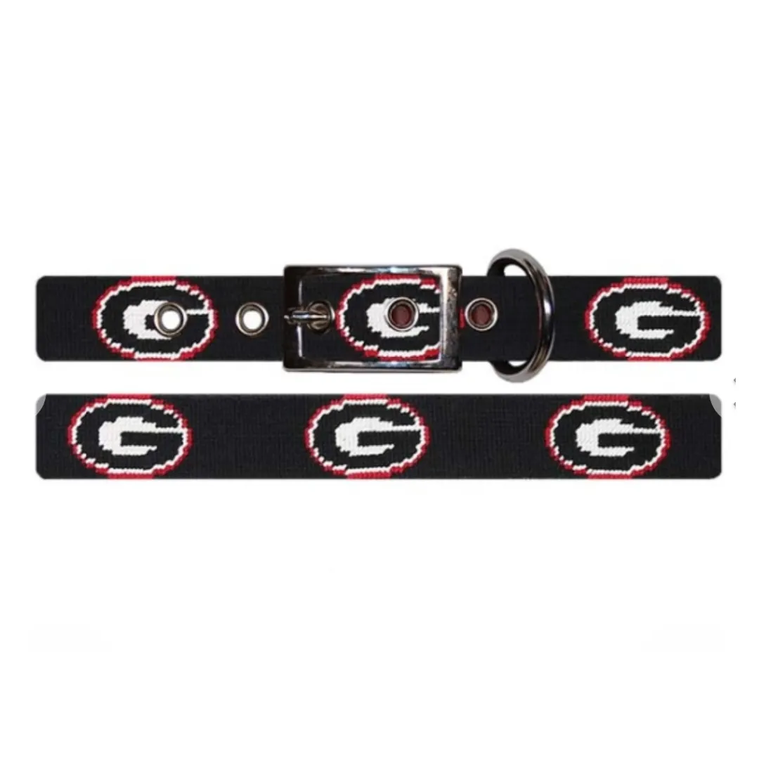 Georgia G Needlepoint Dog Collar