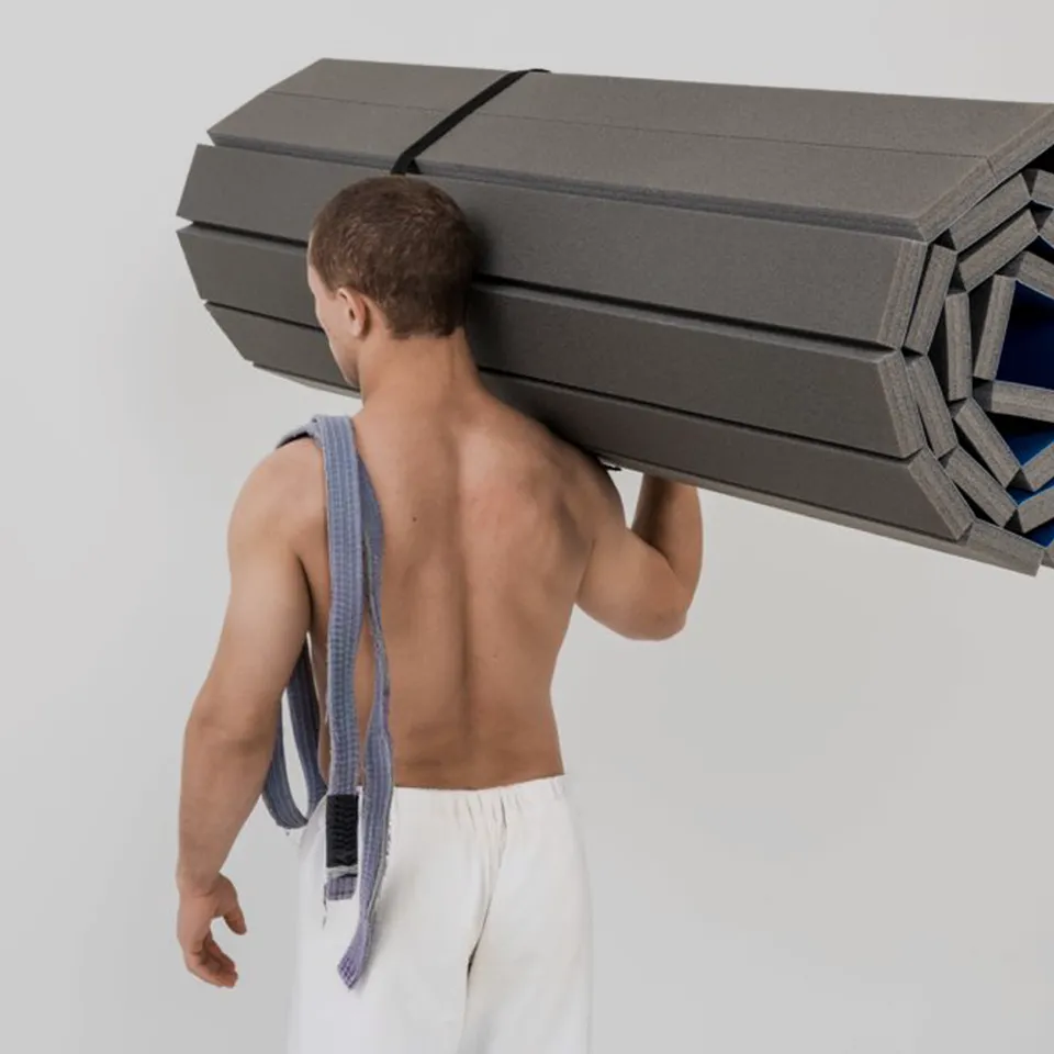 Home Roll Out Mat - Grey