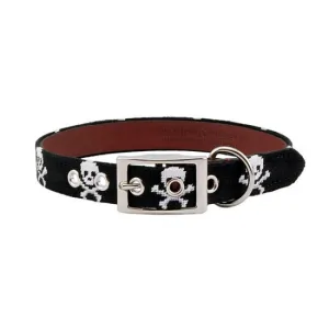 Jolly Rodger Dog Collar (Black)