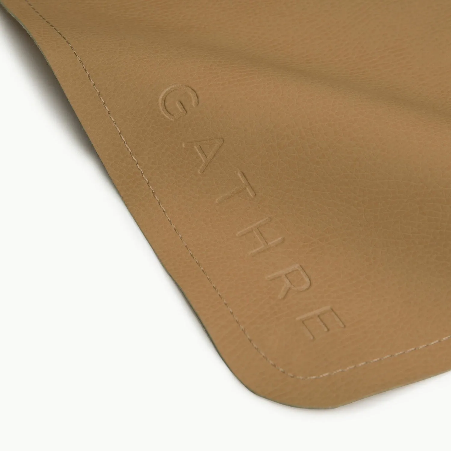 Leather Micro Changing Mat - Camel by Gathre