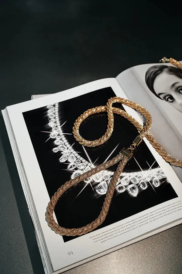 Meomari Grisi Gold Tone Leash