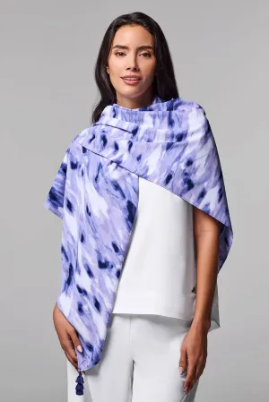 Minneola Featherlight Scarf | Future Dusk Icat Watercolor