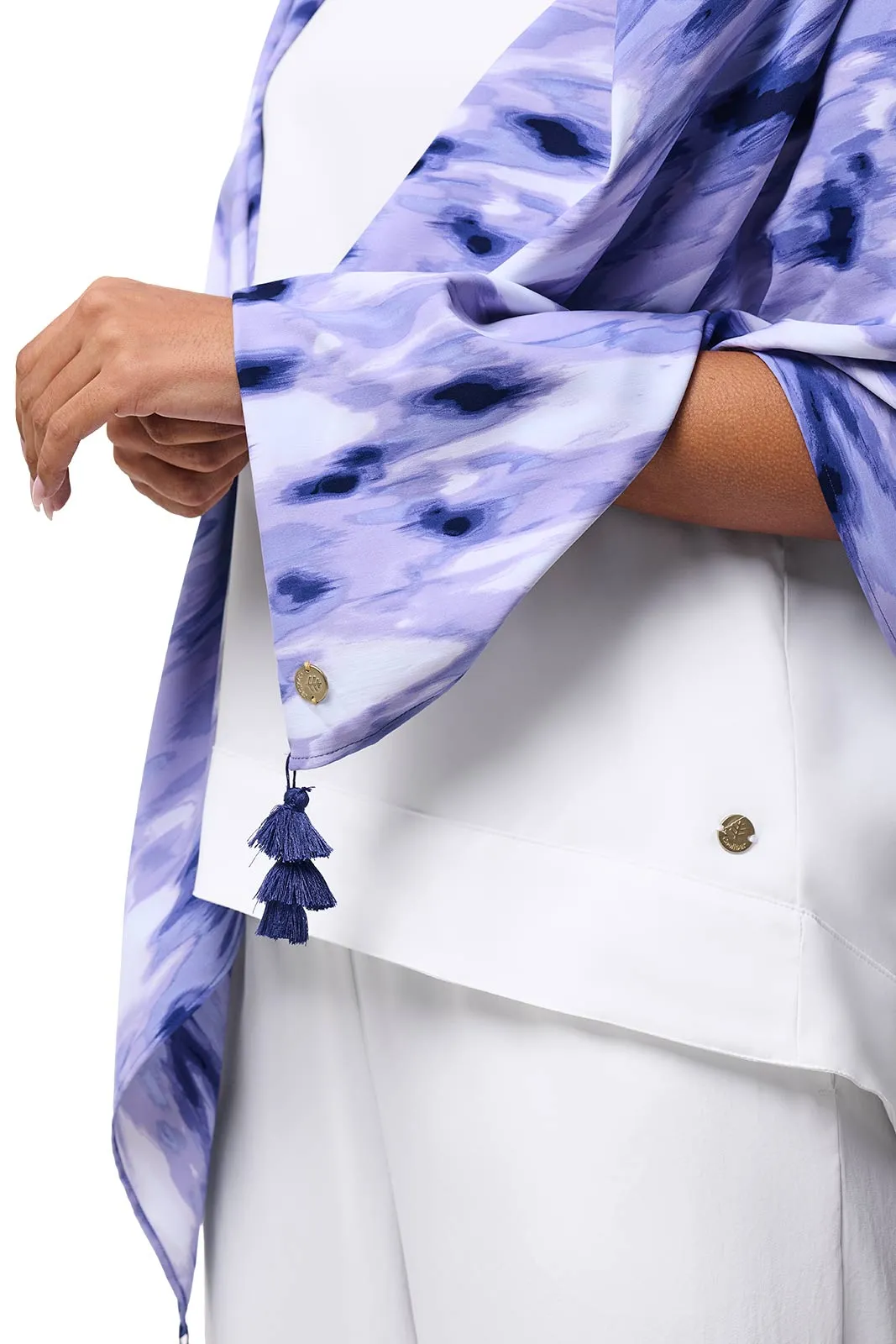 Minneola Featherlight Scarf | Future Dusk Icat Watercolor