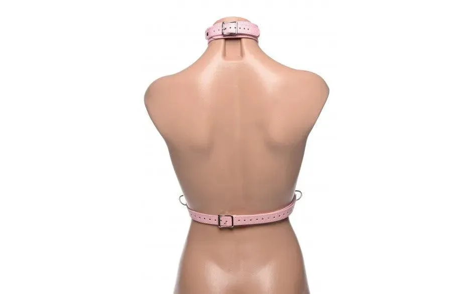 Miss Behaved Pink Chest Harness