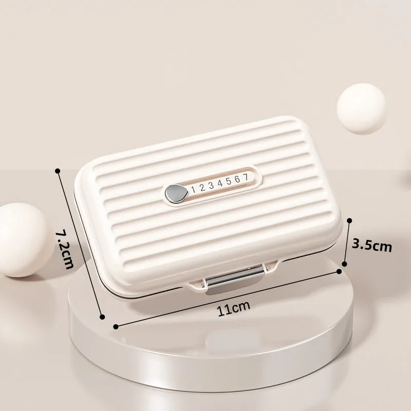 Portable Waterproof Weekly Pill Organizer with Multi Grids