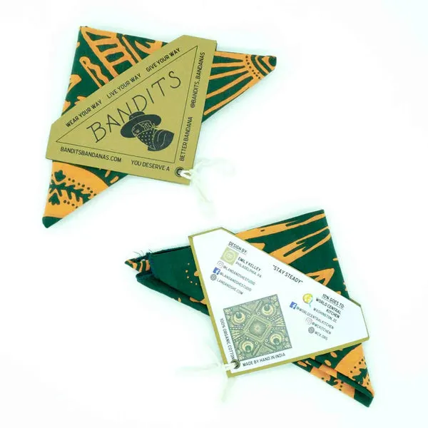 "STAY STEADY" ✷ Bandits Bandanas