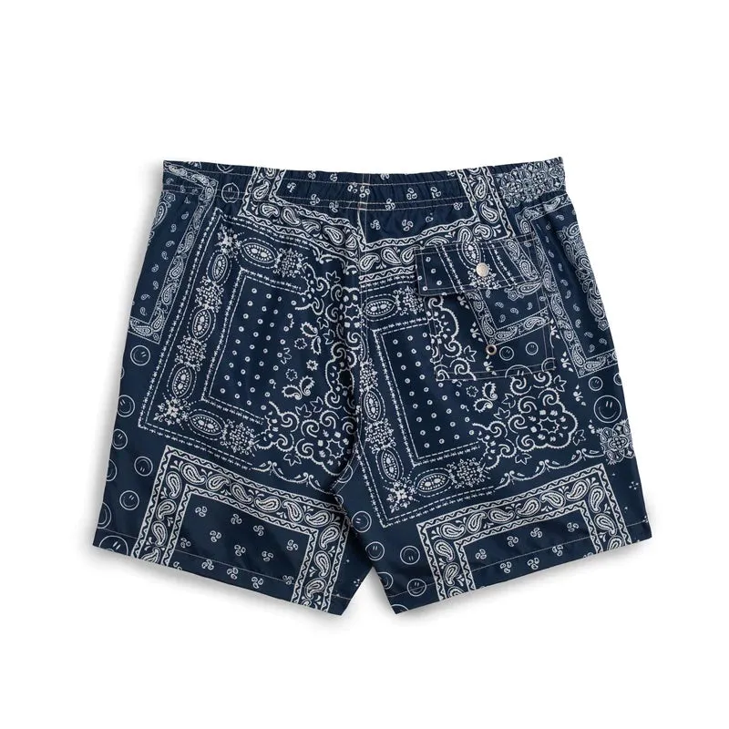 Swim Trunks (Navy Bandana)