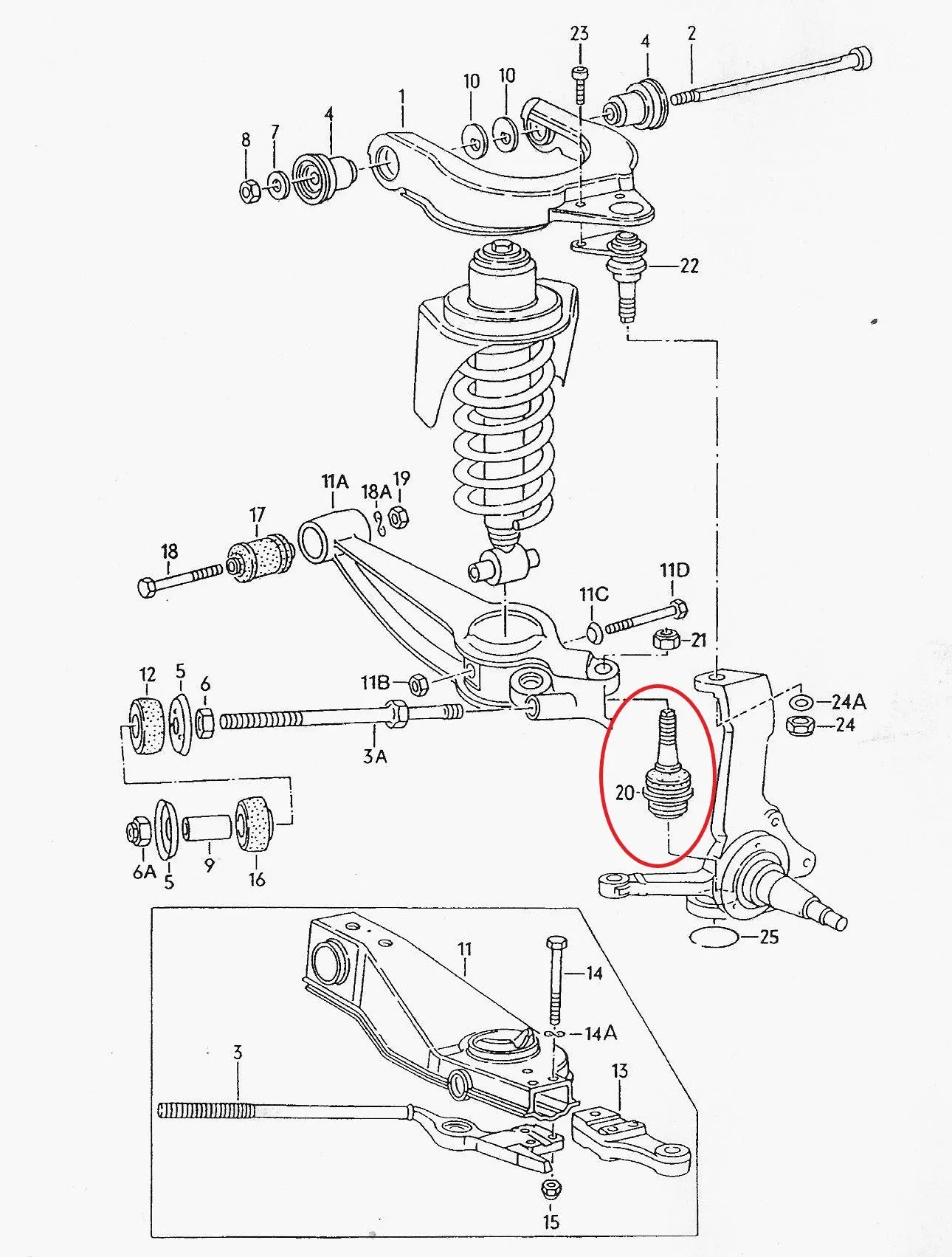 T3 Lower Ball Joint