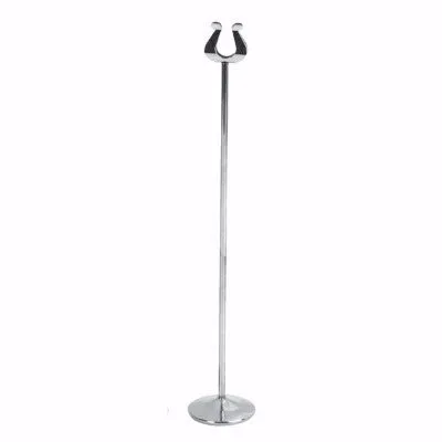 Thunder Group SLMH012 12" Card Stand with Heavy Stainless Steel Base