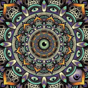 Wildcat Mandala Bandana